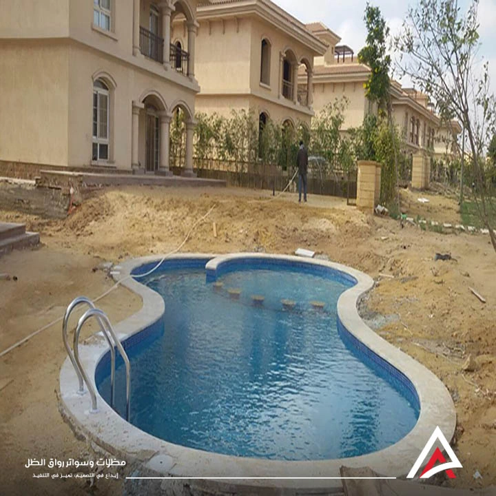 مقاول تشطيب مسابح وشلالات مكة.