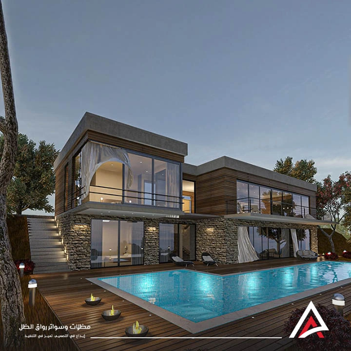 مقاول تشطيب مسابح وشلالات مكة.