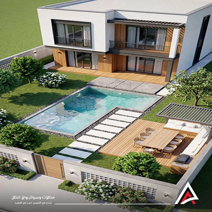 مقاول تشطيب مسابح وشلالات مكة.