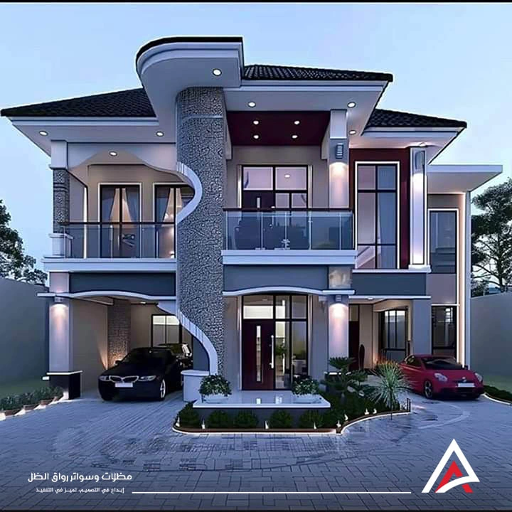 تشطيب واجهات فلل مودرن بجدة