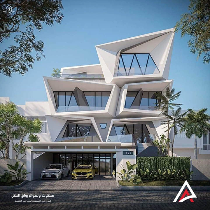 تشطيب واجهات فلل مودرن بجدة