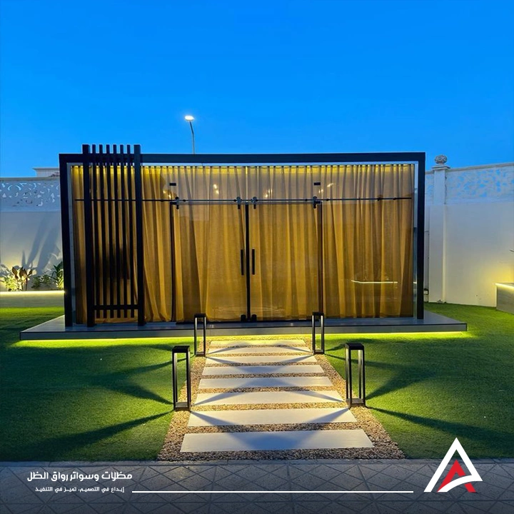 ديكورات مجالس زجاجية مودرن جدة