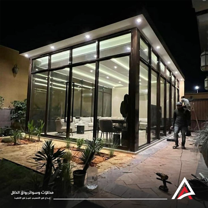 تركيب غرف زجاجية خارجية مكة