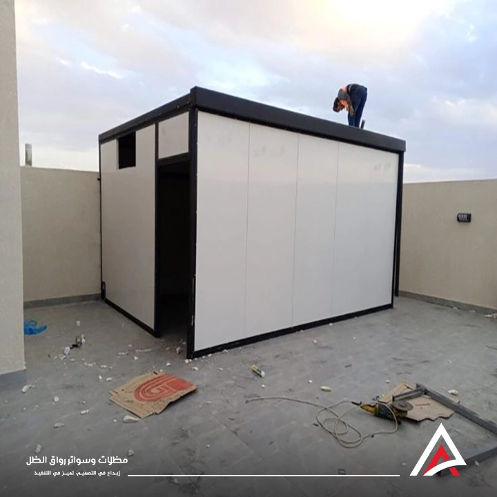 بناء ملحق فوق السطح ساندوتش بانل جدة